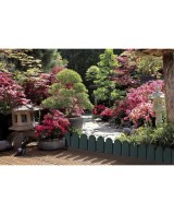 Bordura de Polietileno Sierra Border Verde 20x80 cm  Fácil Instalación y Duradera


