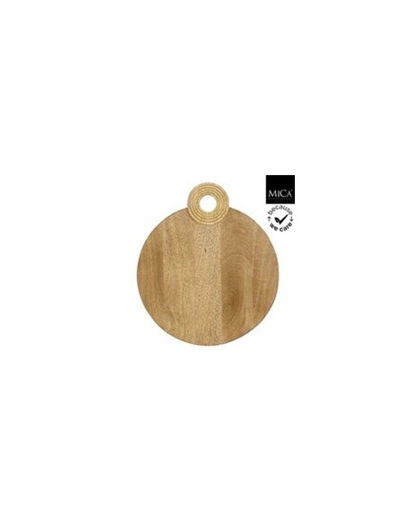 TABLA DE CORTAR DUKO REDONDA MARRON 35X1,5X40CM