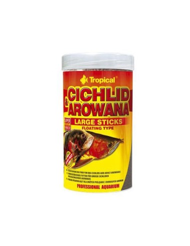 Alimento Cichlid & Arowana Sticks L 1000ml para peces carnívoros acuarios