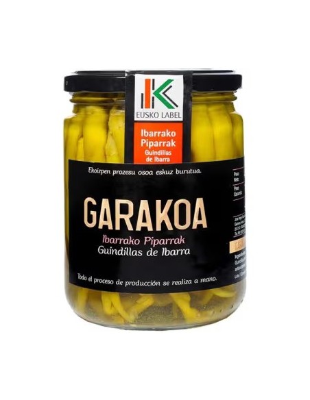 GUINDILLAS PIPARRA GARAKOA EUSKOLABEL FCO. 155 G
