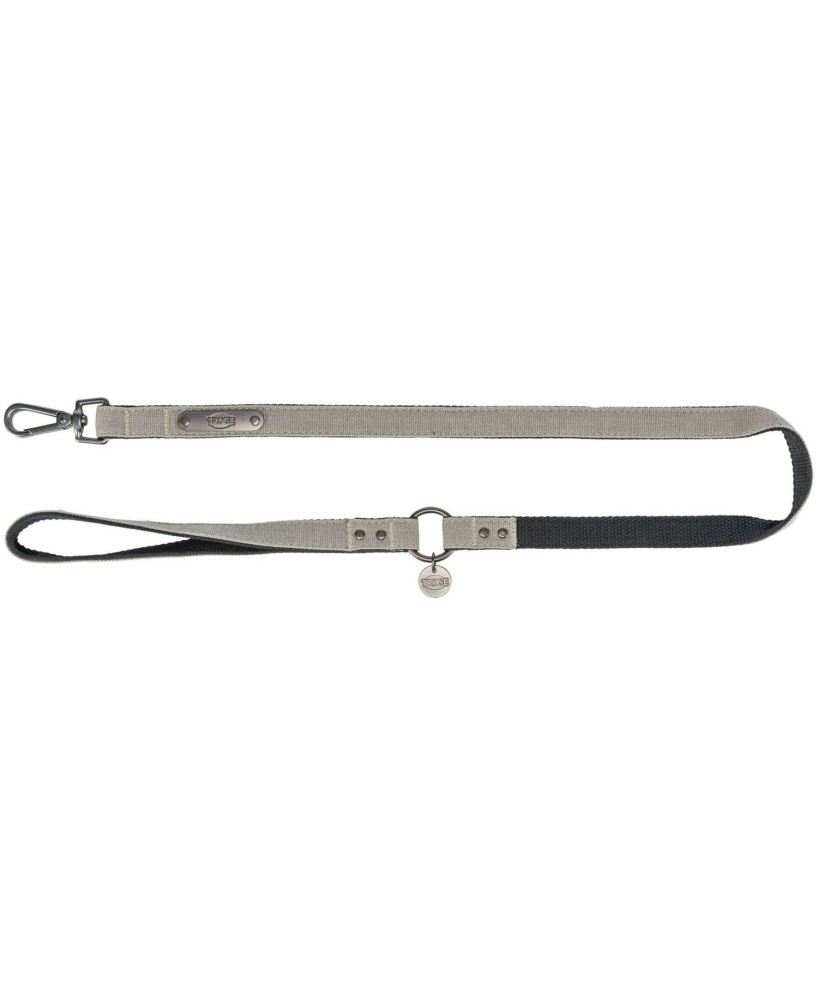 CITYSTYLE Correa para Perros S-M 1,20m x 13mm Gris Claro | Correa Resistente y Elegante