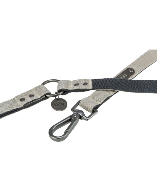 CITYSTYLE Correa para Perros S-M 1,20m x 13mm Gris Claro | Correa Resistente y Elegante