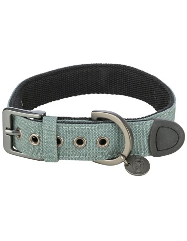 CITYSTYLE Collar Extra Ancho M Salvia | Collar Cómodo y Resistente para Perros Medianos

