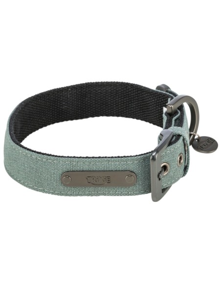 CITYSTYLE Collar Extra Ancho M Salvia | Collar Cómodo y Resistente para Perros Medianos

