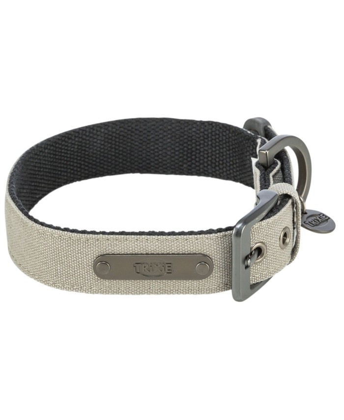 Collar CITYSTYLE Extra Ancho L-XL Gris Claro para Perros Grandes | Endanea Mascotas


