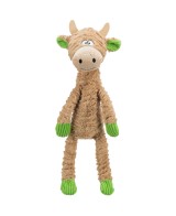 Vaca Felpa/Cuerda 50cm para Perros | Juguete Resistente y Suave

