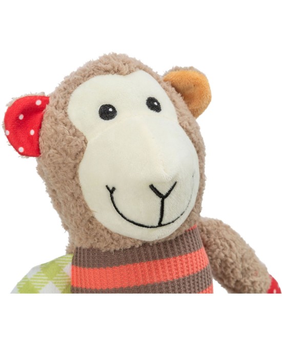 Mono Peluche 38cm para Perros Pequeños y Medianos | Juguete Suave y Seguro


