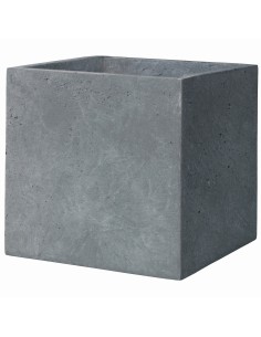 Maceta Cubo Gypse Gris 30 cm  Elegancia y Durabilidad para Interior y Exterior


