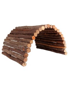 Puente Flexible Natural Living 28x17 cm para Roedores y Conejos  Madera Natural

