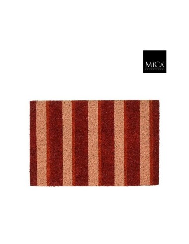 Felpudo Rayado Rojo 160x40x1.5 cm | Antideslizante y Resistente
