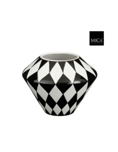 Jarrón Kyle Negro 21x27 cm - Decoración Moderna y Elegante