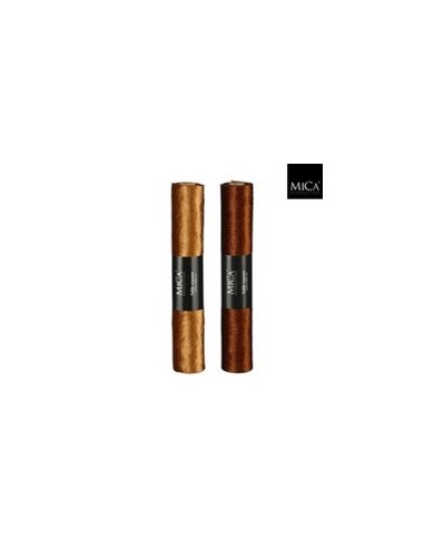 Camino de Mesa Marrón Claro/Oscuro 270x28 cm | Elegancia y Calidez Natural