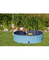 PISCINA PARA PERRO 70X12CM AZUL CLARO