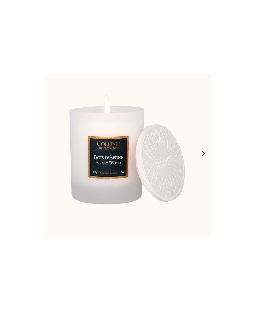 VELA PERFUMADA 180G MADERA DE ÉBANO