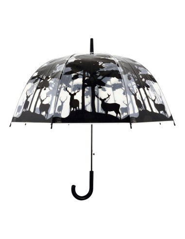 Paraguas Transparente Bosque | Estilo y Protección en Días Lluviosos