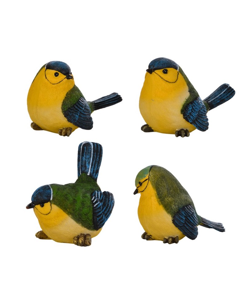 Pajarito 9,4x13,2x12,6 cm | Adorno Decorativo para Hogar y Jardín