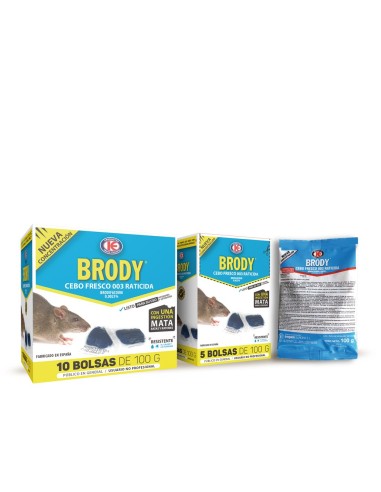 RATICIDA BRODY CEBO FRESCO X10 IMPEX