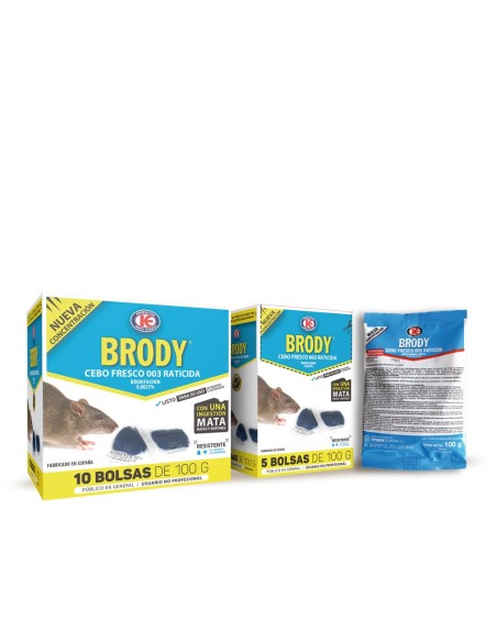 RATICIDA BRODY CEBO FRESCO X10 IMPEX