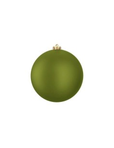 Bola Inrompible 15 cm Verde Mate | Adorno Navideño Duradero y Elegante