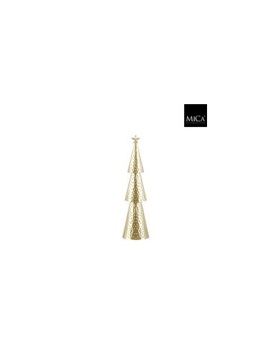 Pino Decorativo Oro 48cm  Decoración Navideña Elegante | Endanea Garden