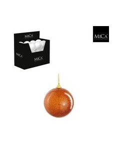 Bola Irrompible Naranja D10 cm  Decoración navideña segura y duradera | Endanea Garden