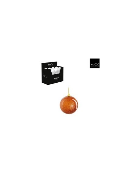 Bola Irrompible Naranja D10 cm  Decoración navideña segura y duradera | Endanea Garden
