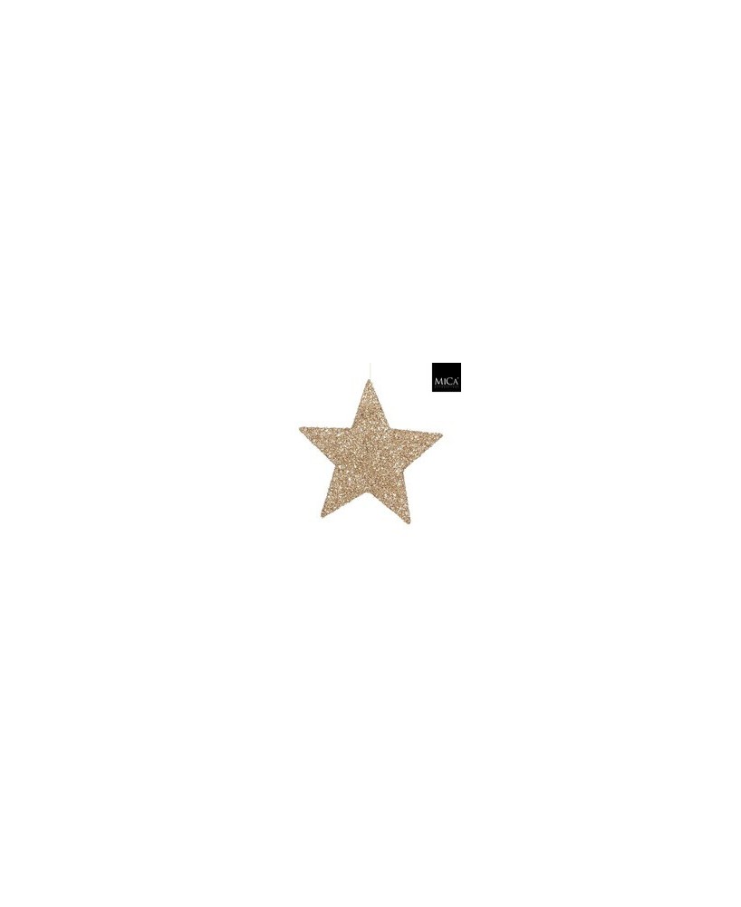Estrella Decorativa Champagne D40cm  Elegancia para Fiestas y Hogar | Endanea Garden