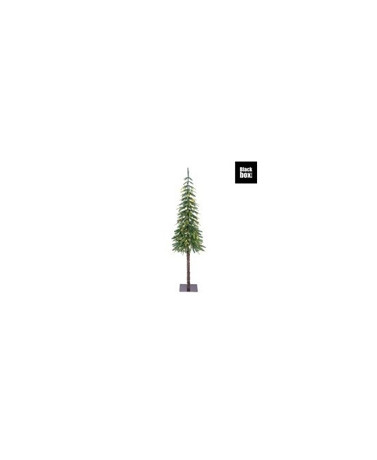 Pino Lodge 120 cm Verde con Luces Blanco Cálido  Decoración Navideña Realista