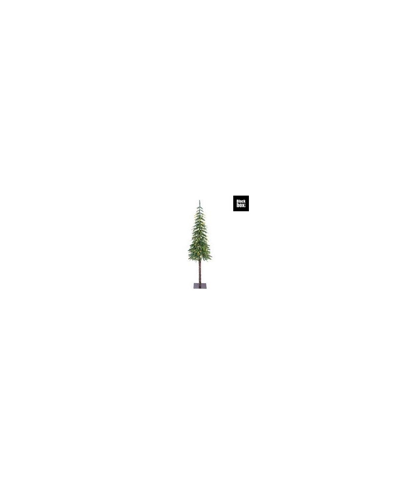 Pino Lodge 120 cm Verde con Luces Blanco Cálido  Decoración Navideña Realista