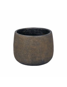 MACETA PITA 22X17CM MARRON