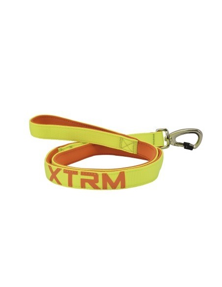 Correa XTRM Neon Flash Limón 15mm x 120cm para Perros Pequeños y Medianos Endanea Mascotas