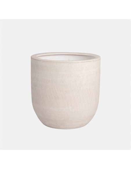 Maceta XAT Crema 30x30 cm | Elegancia y Durabilidad para Interior y Exterior

