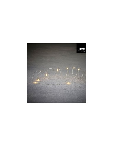 Luces LED Blanco Cálido 30LED con Temporizador para Decoración Interior y Exterior