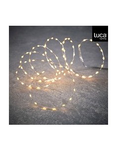 Luces LED Blanco Cálido 90LED con Temporizador L144cm Iluminación Decorativa