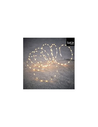 Luces LED Blanco Cálido 90LED con Temporizador L144cm Iluminación Decorativa