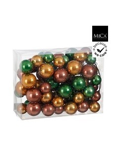 Guirnalda L180cm Colores Mix para Decoración Navideña y Festiva