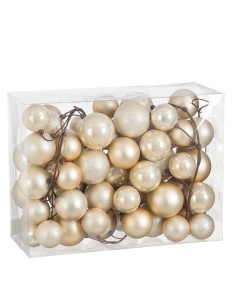 Guirnalda L180cm Crema para decoración navideña elegante y versátil 2