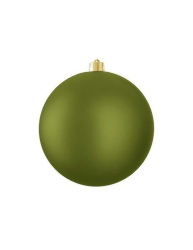 Bola Irrompible 25 cm Verde Mate para Decoración Navideña Elegante y Resistente