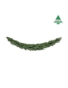 Swag de Arlington Verde 180x36 cm Decoración Navideña Natural y Elegante