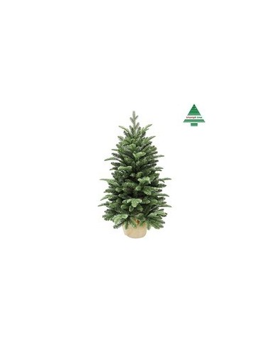 Árbol Arlington X-Mas con arpillera 90 cm verde decoración navideña rústica