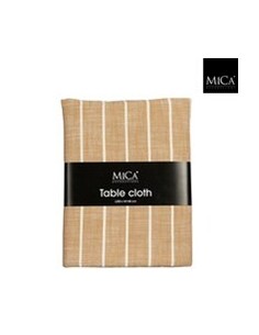 MANTEL ALIVO MARRON ALGODON ORGANICO 250X140CM