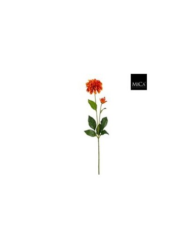 DAHLIA ARTIFICIAL NARANJA 66CM