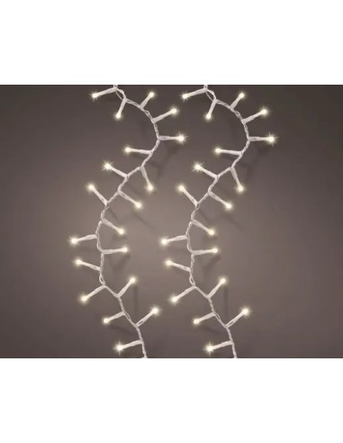 Guirnalda LED 8 Luces Exterior | Iluminación Cálida para Jardín, Terraza y Patio