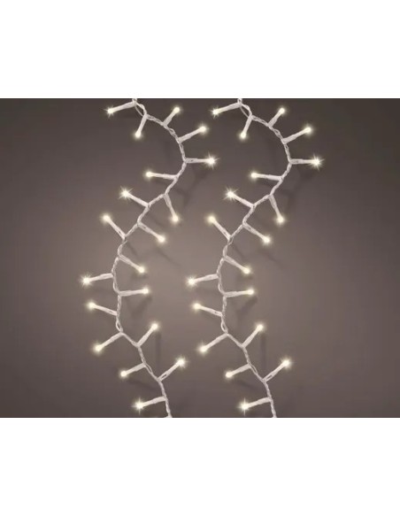 Guirnalda LED 8 Luces Exterior | Iluminación Cálida para Jardín, Terraza y Patio