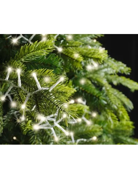 Guirnalda LED 8 Luces Exterior | Iluminación Cálida para Jardín, Terraza y Patio