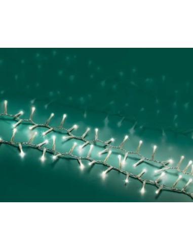 Guirnalda LED 8 Luces Exterior | Iluminación Cálida para Jardín, Terraza y Patio