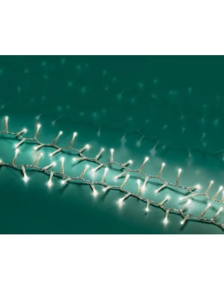 Guirnalda LED 8 Luces Exterior | Iluminación Cálida para Jardín, Terraza y Patio