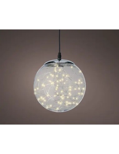 Microbola LED Plástico Colgante Blanco Cálido | Iluminación Decorativa Exterior e Interior