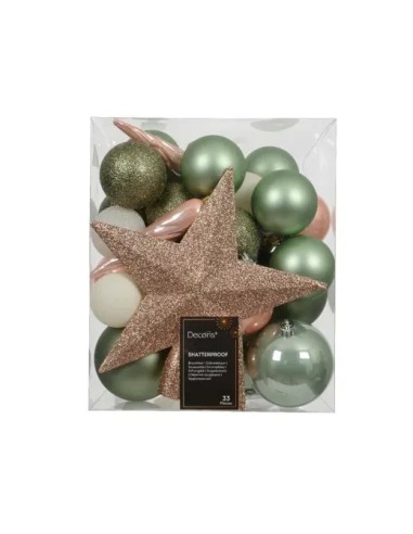 Bola Navideña D8cm Mix - Adornos de Navidad surtidos | Endanea Garden