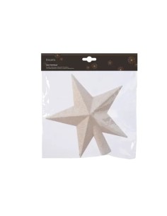 Estrella para la Copa del Pino Blanca | Adorno de Navidad Clásico

